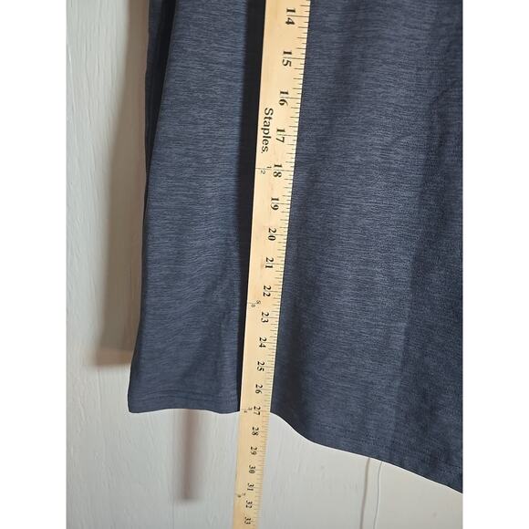 Sarah Monogram Shirt Stretchy Womens Large Gray Casual School Holiday Fall - Picture 3 of 4